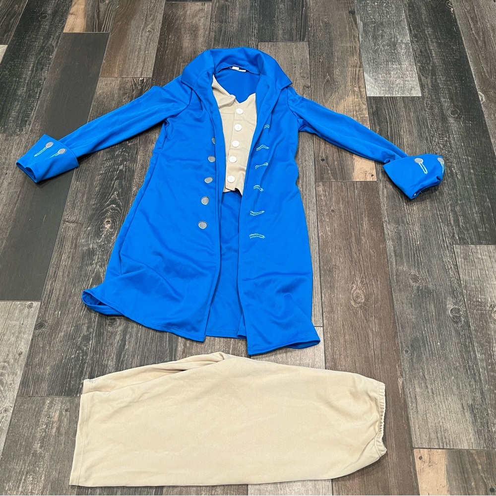 California Costumes Boys Blue and Tan Colonial Coat Set